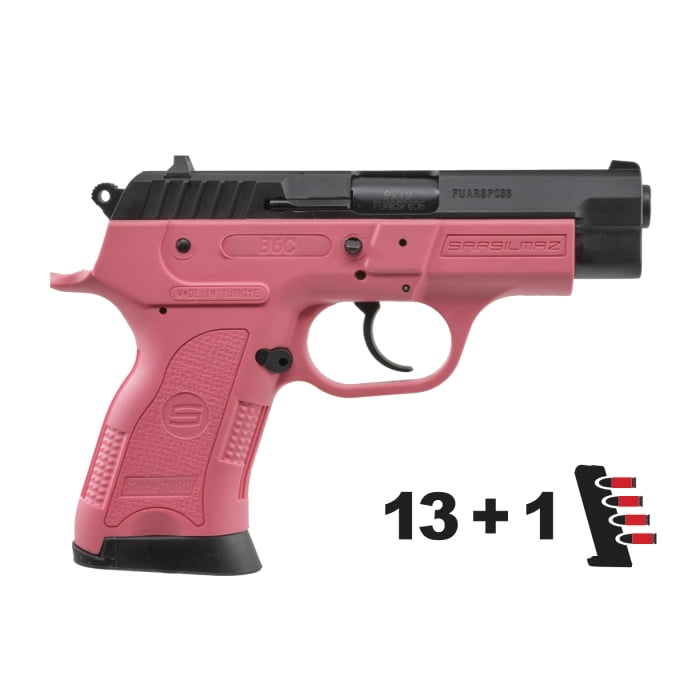 B69CPK -SAR B6C Compact Pink 9MM - 10 rounds - right