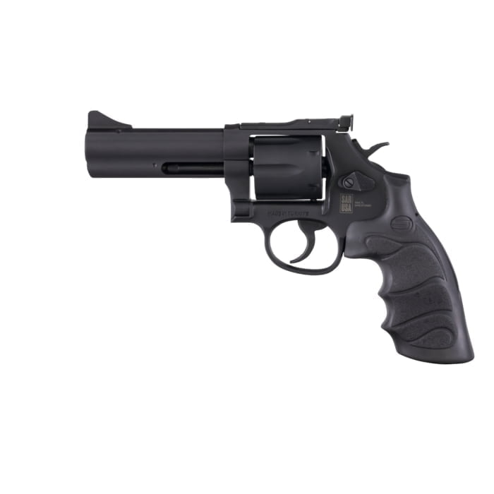 SARSR38BL4 - SAR 357 Magnum Revolver 4 inch Black L