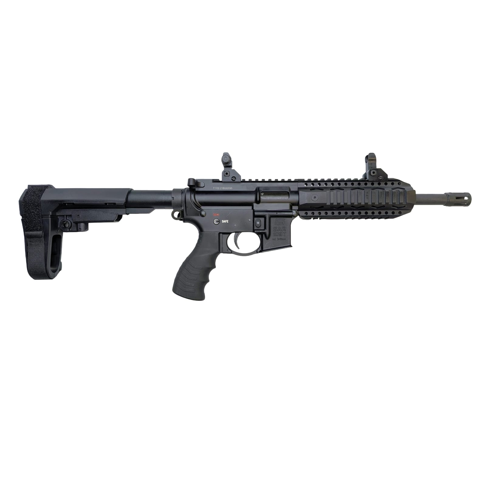 Sarsilmaz SAR 109t with brace right view