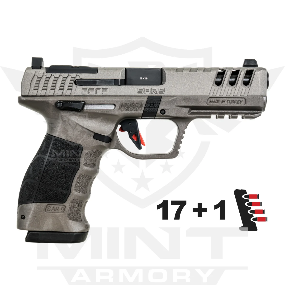 SAR9 Full-Size Pistols - Mint Armory