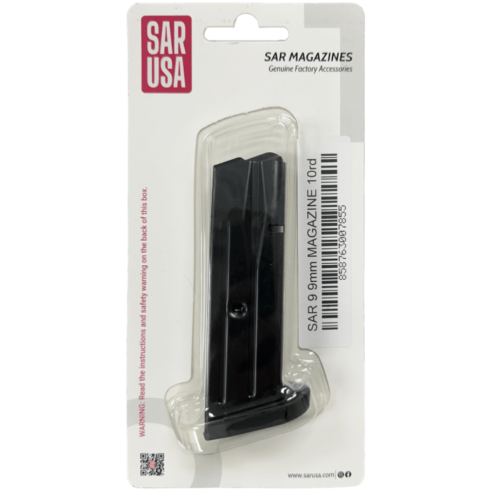 10 round MAGAZINE for SAR9 10 full size 9mm