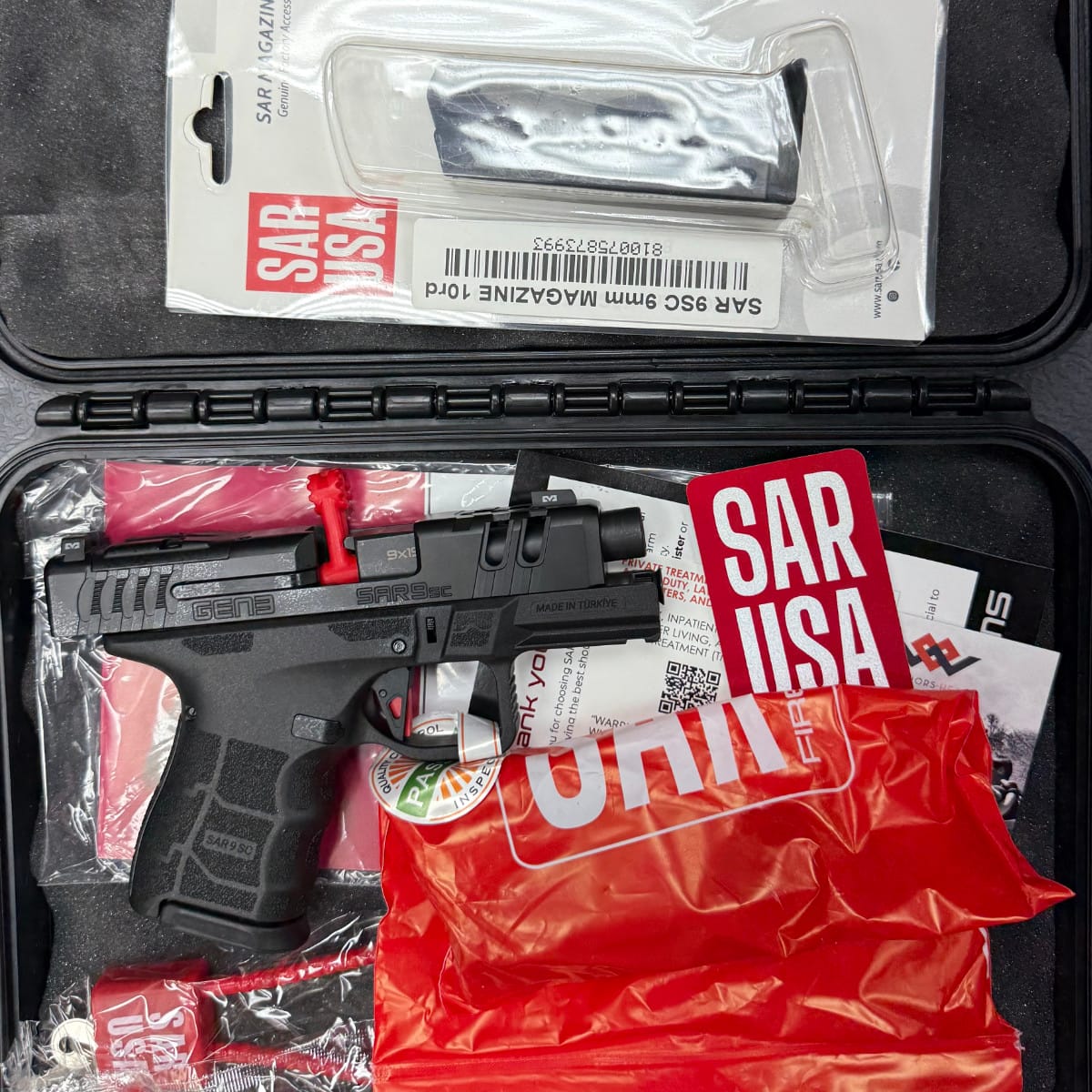 SAR9 Subcompact GEN 3 10 round compliant