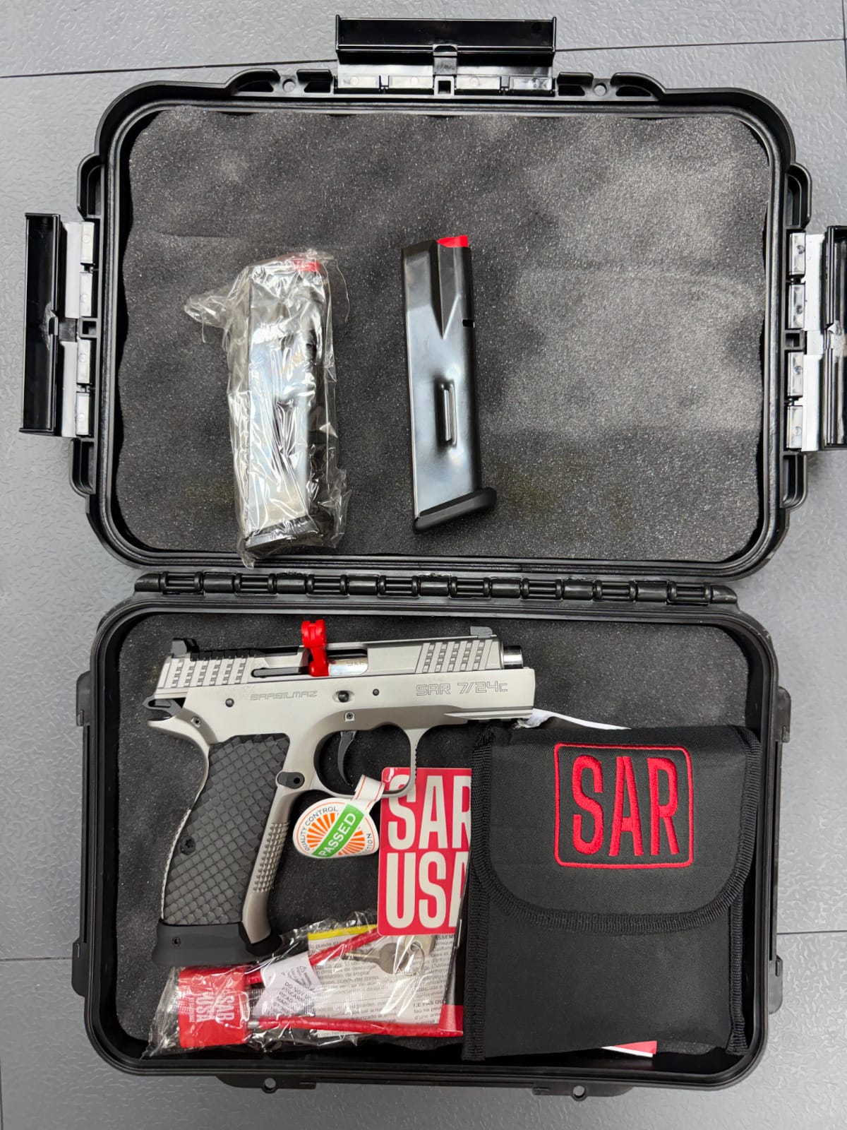 Compliant SAR 7/24 Compact with two 10-round magazine